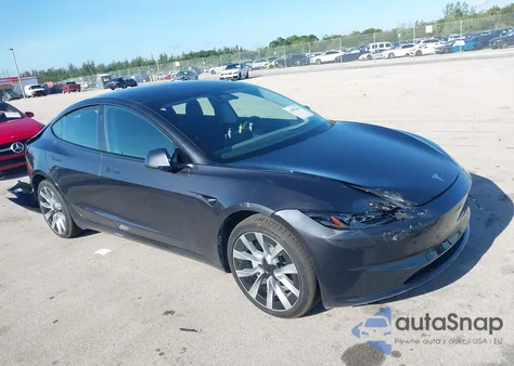 2024 Tesla Model 3 Long Range Dual Motor All-Wheel Drive из США, поврежденный, VIN 5YJ3E1EB6RF802064